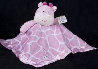 Carters Just One You Pink Giraffe Mommy's Cutie Lovey Plush Rattle
